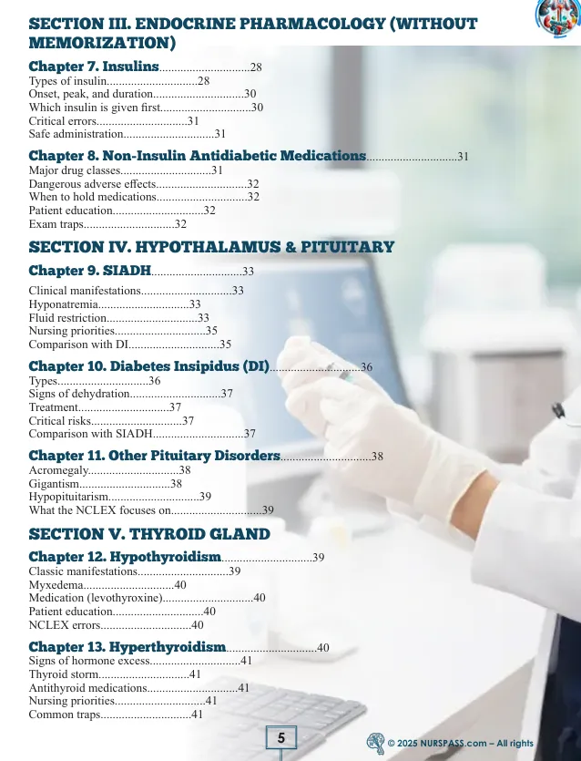 Endocrine & Metabolic Disorders for NCLEX-RN Book - Image 3