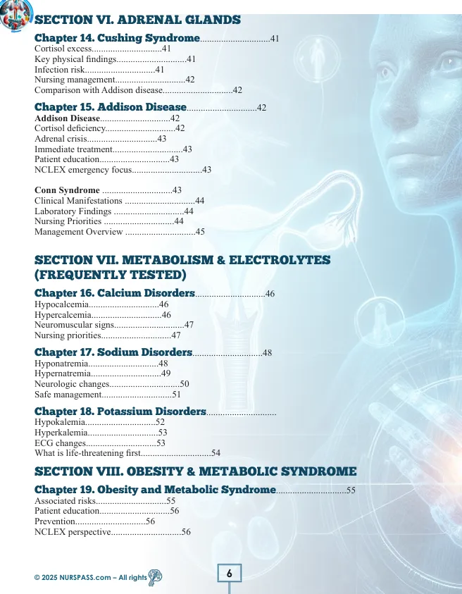 Endocrine & Metabolic Disorders for NCLEX-RN Book - Image 4
