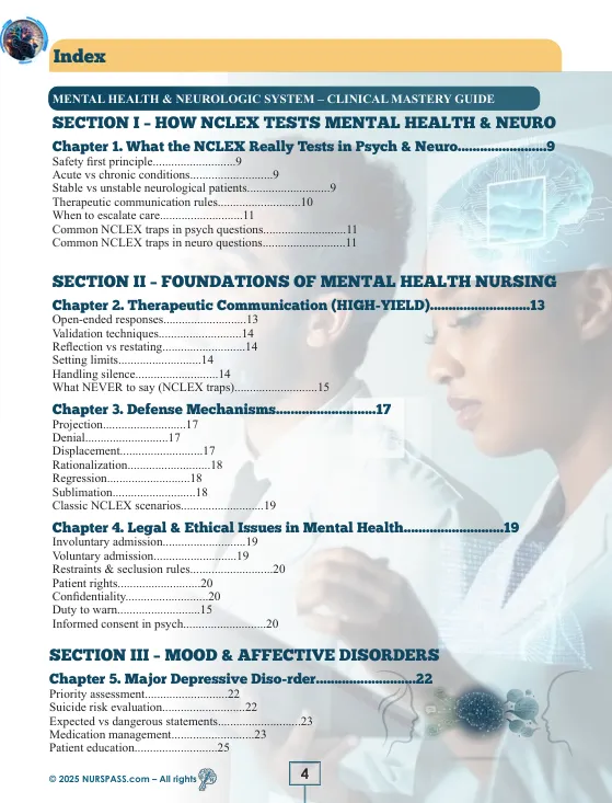 Master Mental Health & Neurology for the NCLEX - Image 2